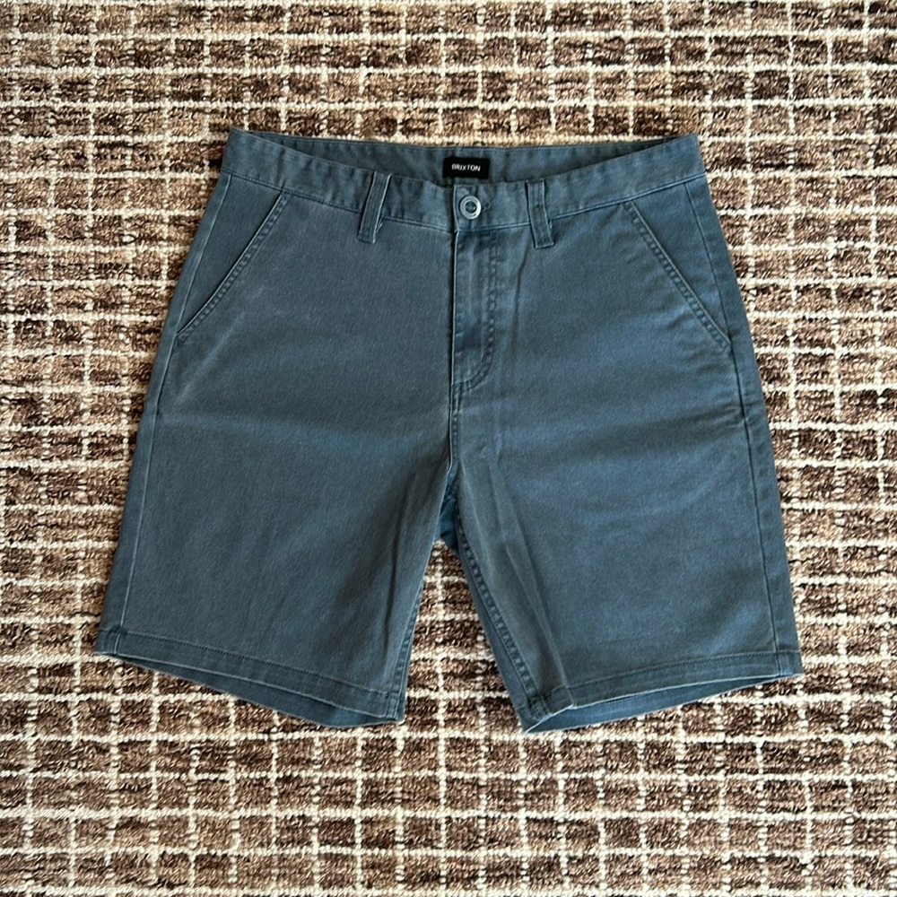 Men's Washed Blue Shorts